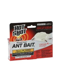 Hot Shot 4-Piece Maxattrax Quick and Effective Ant Bait White 0.28 oz 2040W  - Image 1