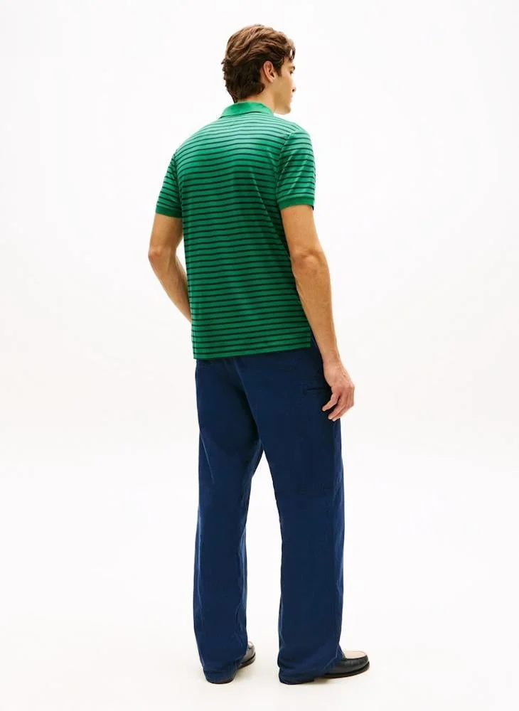 TOMMY HILFIGER  Regular Fit Flag Embroidery Polo Shirt for Men | Best Price UAE