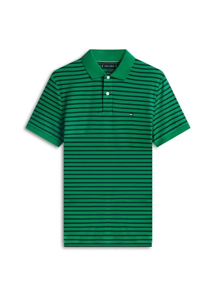 TOMMY HILFIGER  Regular Fit Flag Embroidery Polo Shirt for Men | Best Price UAE