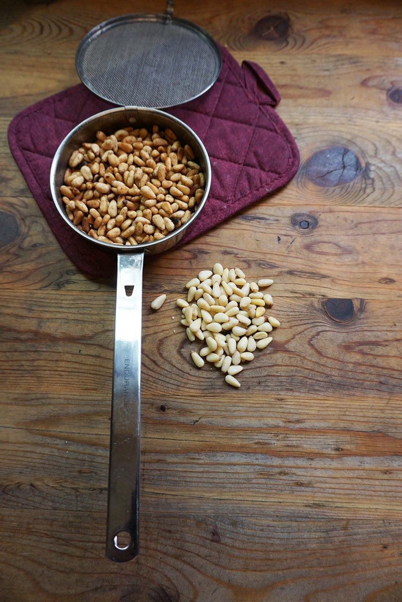 RSVP International Kitchen Roasting Collection Dishwasher Safe, Nut/Seed Toasting Pan, Stainless Steel - Image 2