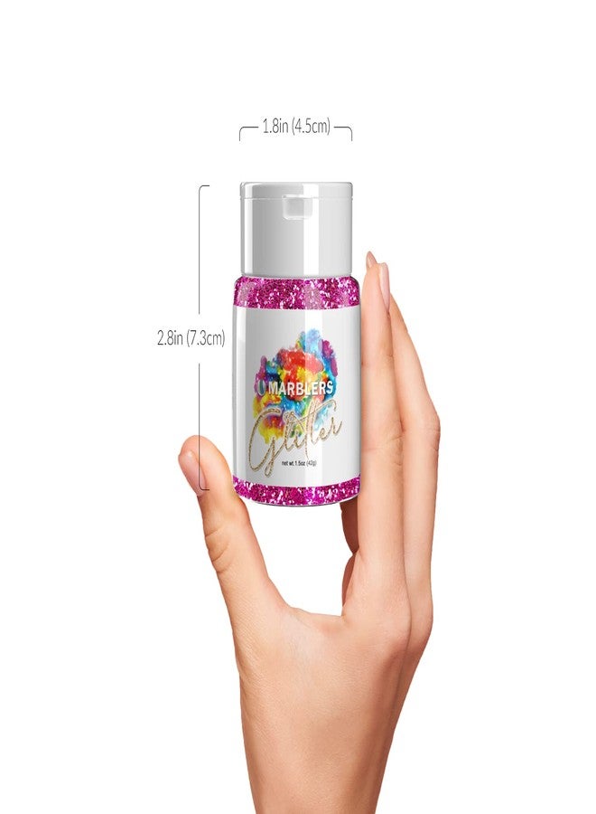 MARBLERS Holographic Glitter [Unicorn Green] 1.5oz (42g) | Fine | Non-Toxic, Vegan, Cruelty-Free | Face, Body, Eyeshadow, Hair, Festival, Party Makeup | Nail Art, Polish | Resin, Tumbler, Slime, Craft - Image 3