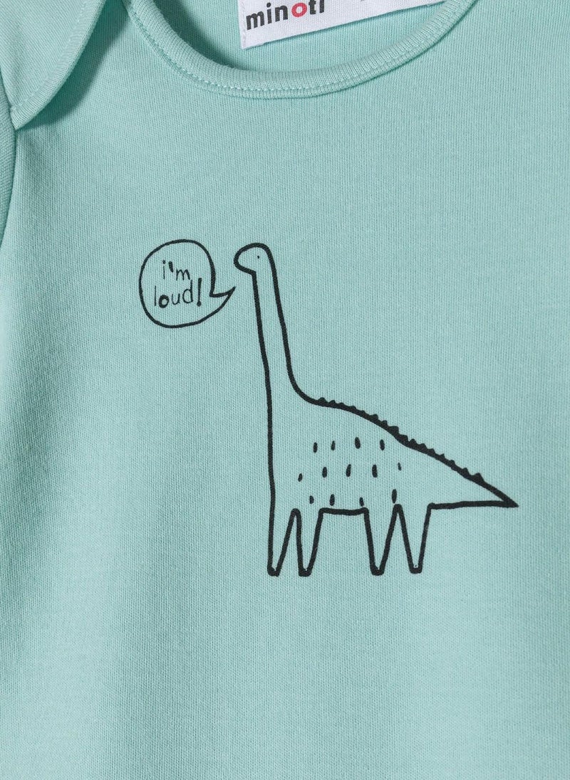 مينوتي طقم من 2 بودي أطفال بأكمام قصيرة وأزرار سفلية - Image 5