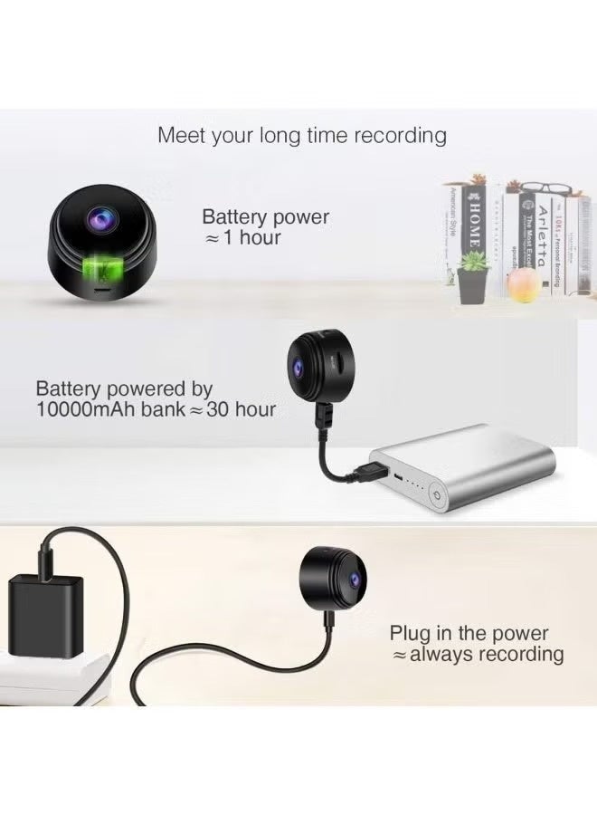 UBEdge A9 Mini WiFi Security Camera – Wireless HD 1080P Surveillance Camera with Night Vision for Home, Office & Car Monitoring - Image 4