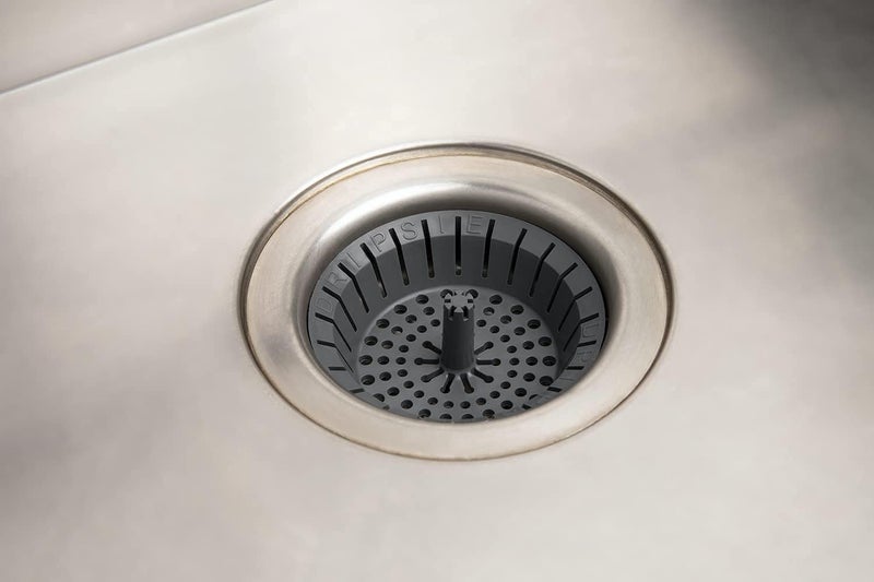 Dripsie Kitchen Sink Strainer 3.25" - Anti-Clog Food Catcher, Flexible Drain Basket, Dishwasher Safe, Standard Fit, Made in USA (1-Pack Gray) - Image 3