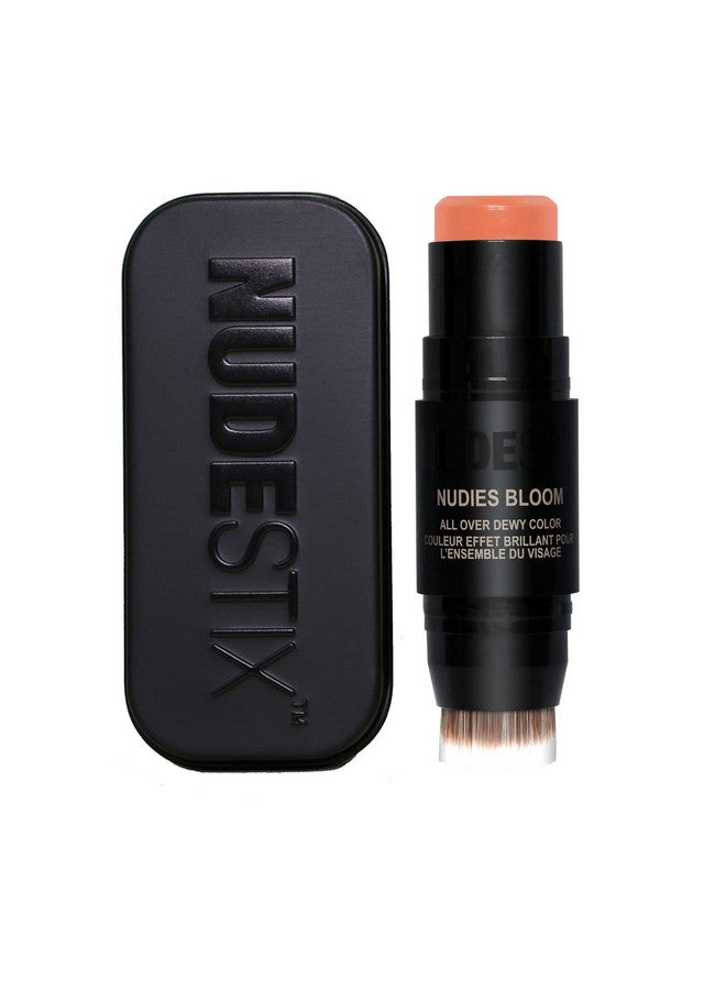 NUDESTIX أحمر خدود كريمي من Nudies على الوجه بالكامل بلون الخوخ الحلو والزهري - Image 3