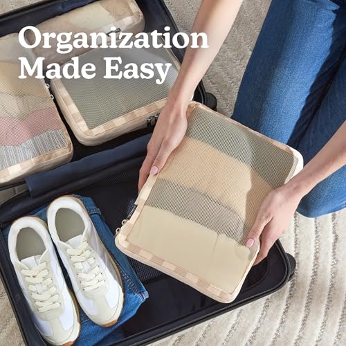 Vandel Space-Saving Compression Packing Cubes for Women, Men, Compressible Carry On Suit Case Organizer Luggage Packing Cubes for Travel Organizer Bags for Luggage and Backpacks, Suitcase Cube - Image 4