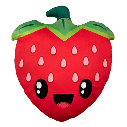 Scentco Smillows Patented Gourmet Scented Stuffed Plush Pillows Strawberry Accent Throw Decorative Pillows Kids Room Decor Gift for Kids - Image 1
