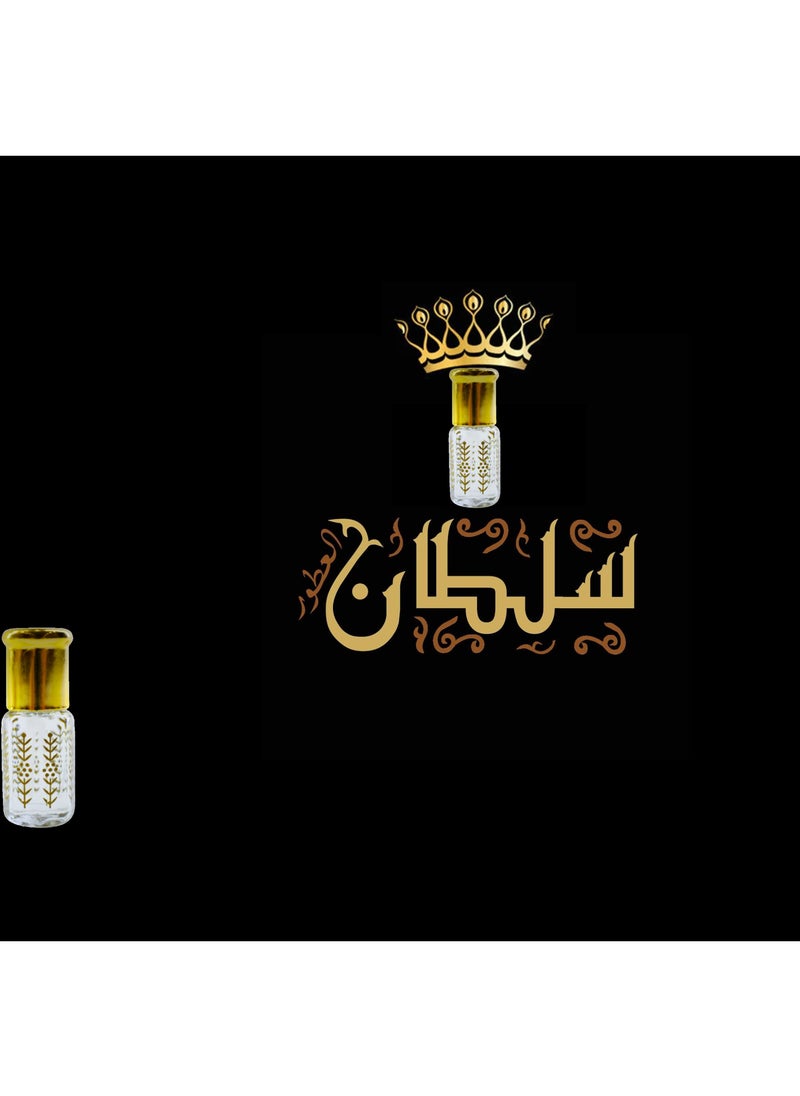 Sultan 2 Pieces Mixed Sultan Perfumes Is Stable and Lasts Long Economical Package 3 Ml 