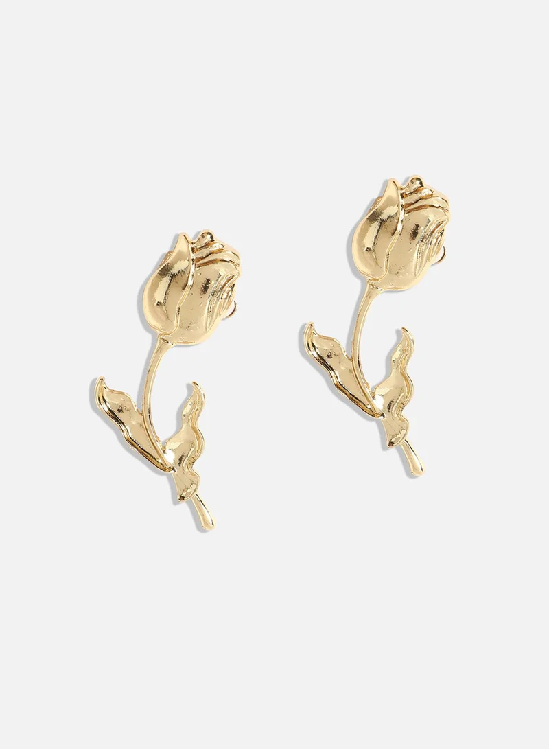 سوهي أقراط متدلية أنيقة مصقولة من مجوهرات صناعية