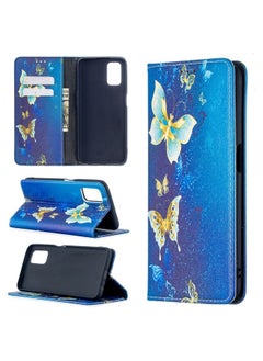 Case Cover For OPPO A52 / A72 5G Colored Drawing Pattern Invisible Magnetic Horizontal Flip PU Leather Case with Holder & Card Slots & Wallet Gold Butterflies