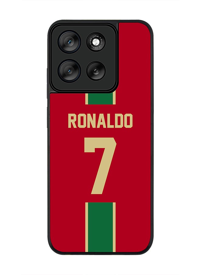 Stylizedd For Motorola Moto G56 Case,Slim fit Camera Protection, Shockproof Thin Phone cover  - Football - Portugal,  Ronaldo - Image 1