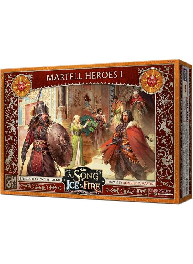 CMON A Song of Ice and Fire Tabletop Miniatures Game Martell Heroes I Box Set (Multilingual Edition) - Strategy Game for Adults, Ages 14+, 2+ Players, 45-60 Minute Playtime, Made by CMON - Image 2