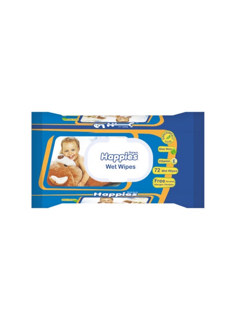 72 Wet wipes