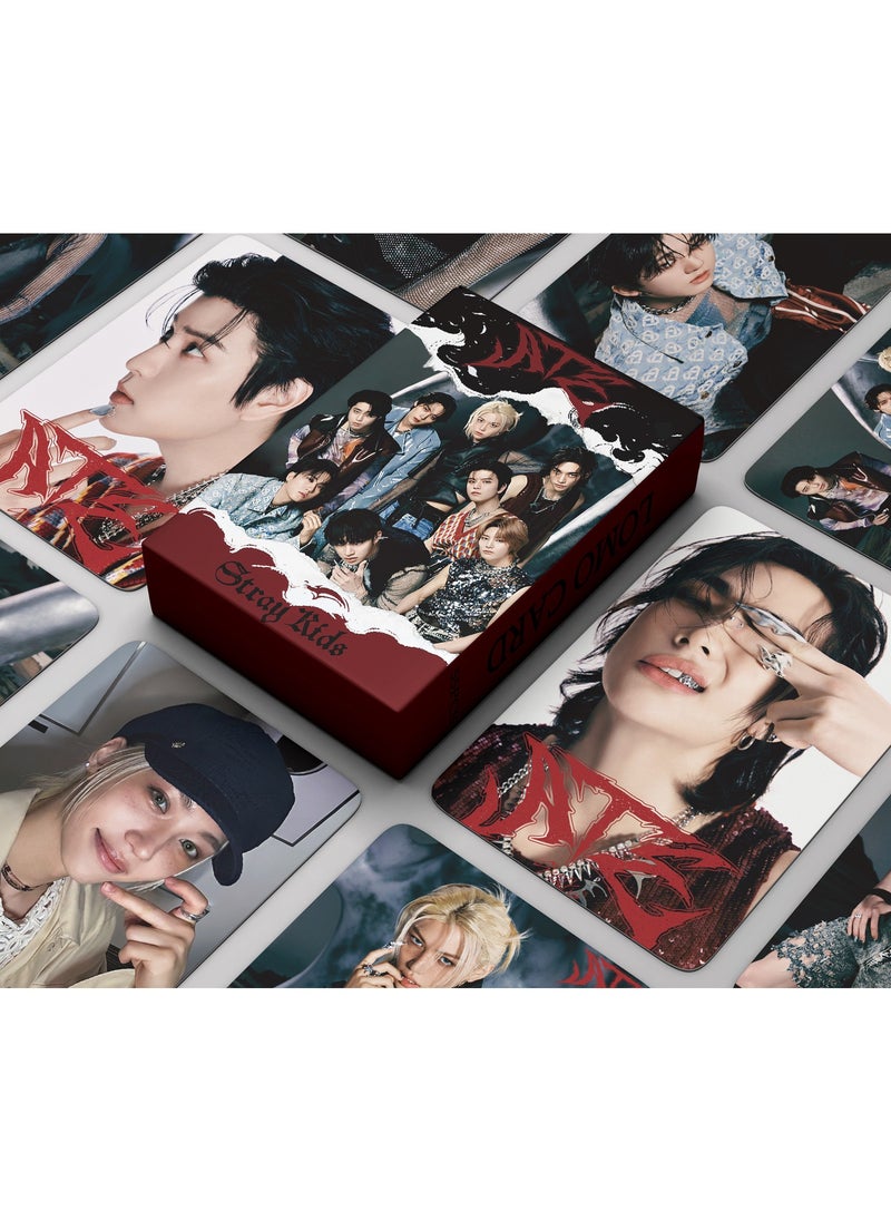 إيهوم - بطاقة لومو مكونة من 55 قطعة من ألبوم Stray Kids الجديد مجموعة الأجهزة الطرفية ATE - Image 1