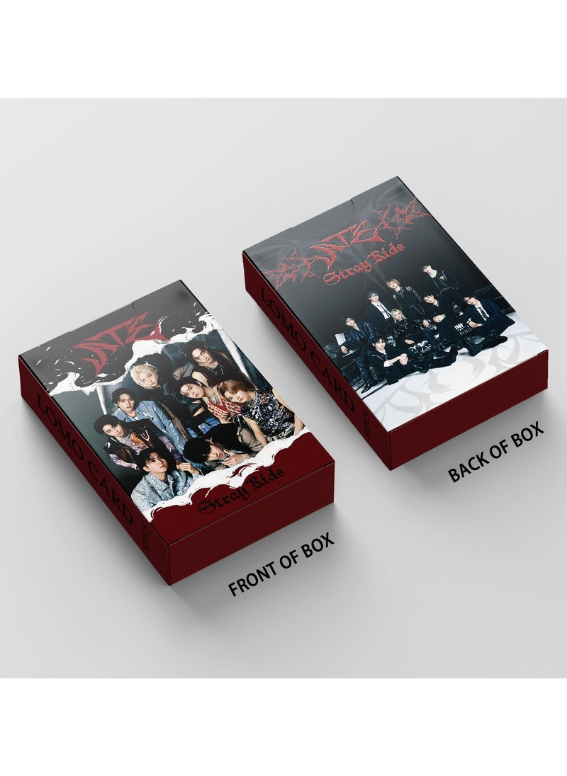 إيهوم - بطاقة لومو مكونة من 55 قطعة من ألبوم Stray Kids الجديد مجموعة الأجهزة الطرفية ATE - Image 1