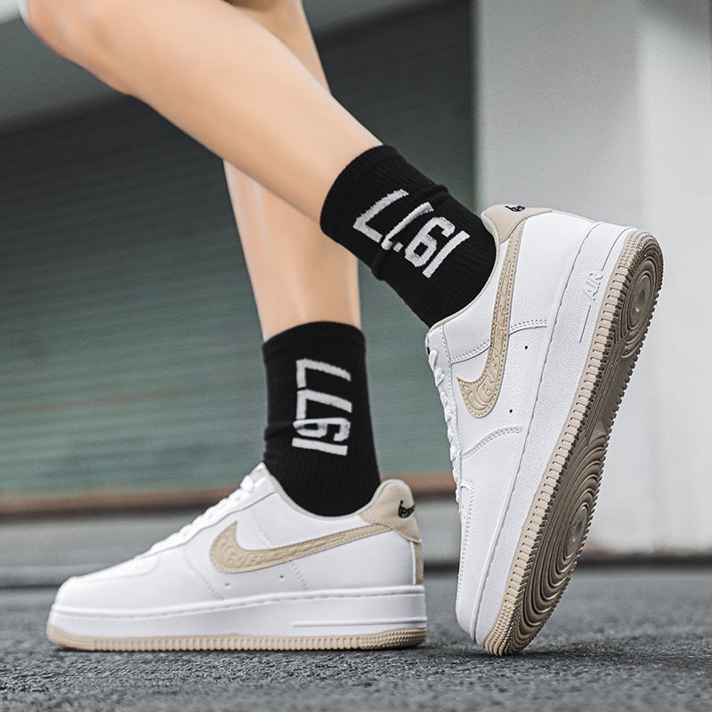 Air Force One Men'S Shoes Low-Top Men'S Couple'S Board Shoes Summer Breathable Women'S Shoes Pure White White Shoes Women'S Sneaker - Image 5