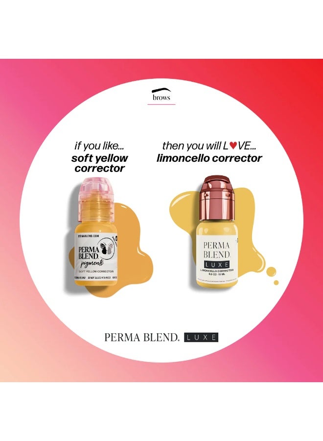 Perma Blend Corrector Pigment – Perma Blend Soft Yellow Corrector 15ml | Professional PMU Color Correction Tattoo Ink for Hyperpigmentation, Dark Spots & Uneven Skin Tone | Vegan, Long-Lasting | SKU: PBSYC1/2 - Image 4