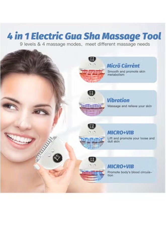 عام مدلك الرأس متعدد الوظائف، مدلك كهربائي محمول لفروة الرأس والجسم، يعزز نمو الشعر ويزيل القشرة - Image 3