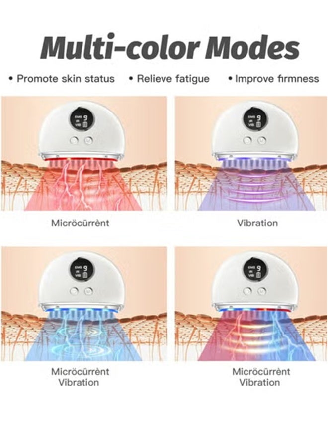 عام مدلك الرأس متعدد الوظائف، مدلك كهربائي محمول لفروة الرأس والجسم، يعزز نمو الشعر ويزيل القشرة - Image 2