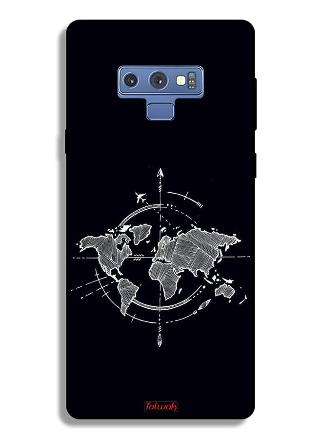 Tolwak Samsung Galaxy Note 9 Protective Case Cover Compass Art  - Image 2