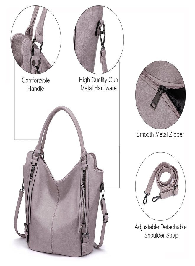 Realer Tote Bag for Women PU Leather Shoulder Bags Fashion Hobo Bags Large Purse and Handbags with Adjustable Shoulder Strap - Image 2