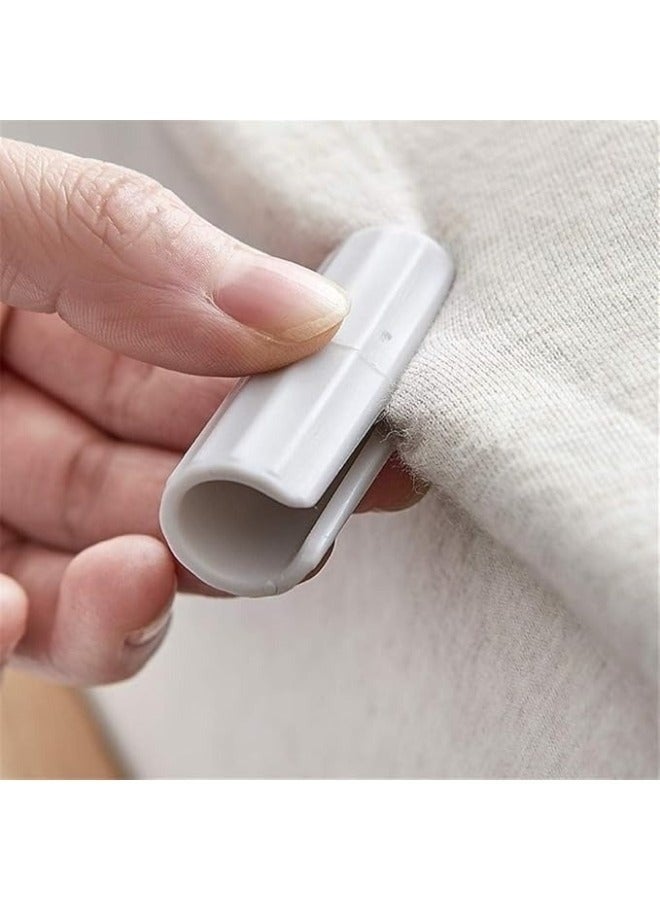 هابي هوم 16 قطع من مشابك ملاءات السرير ومثبتات المراتب ومثبتات الأريكة وأشرطة تثبيت مقاومة للانزلاق للحفاظ على ملاءات السرير محكمة (أبيض) - Image 5