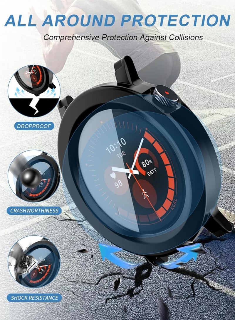 (2-Pack) CMF Nothing Watch 3 Pro Smartwatch Protective Case, Harder PC Case with 9H Glass Screen Protector, Full-Coverage Integrated Protective Case - Image 4