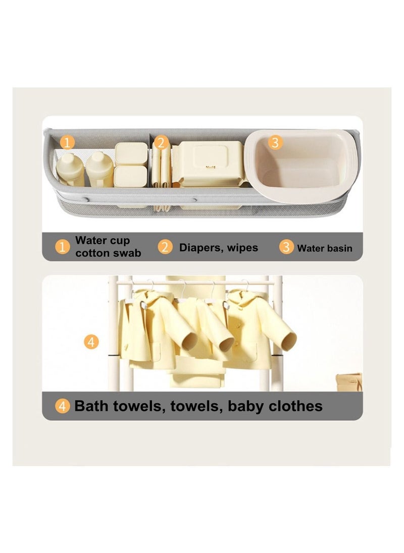 Cool Baby COOLBABY Portable Baby Changing Table Foldable Changing Table Dresser Changing Station for Infant Nursing Bath 2 in 1  - Image 5