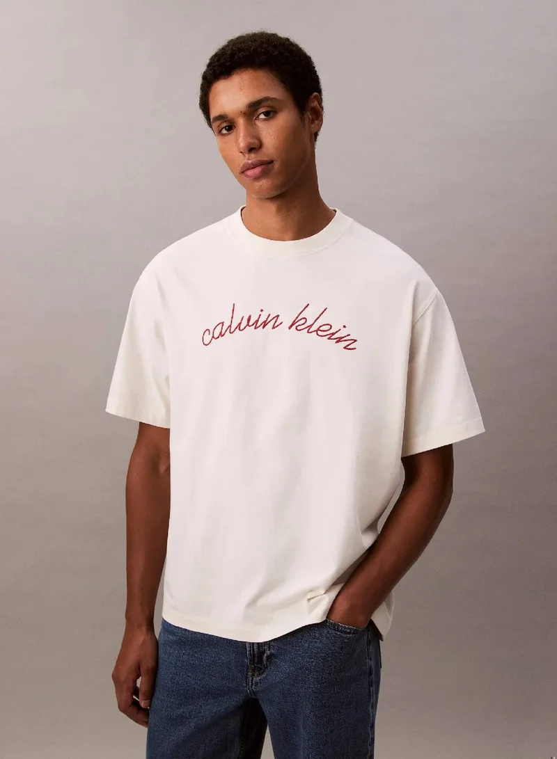 Embroidered Logo T-shirt
