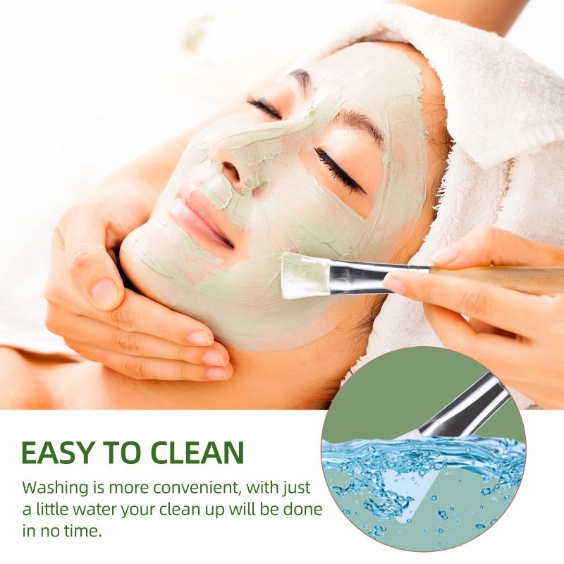 JPNK New Facial Mask Bowl Set, New DIY 6Pack DIY Clay Mask Mixing Kit (Brown) - Image 4