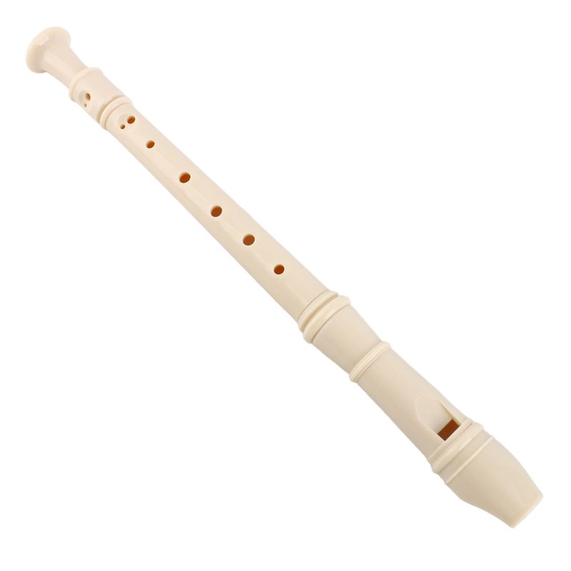 8 Hole Recorder Lightweight Portable Descant Flauta Recorder ABS Clarinet for Students Kids White - Image 4