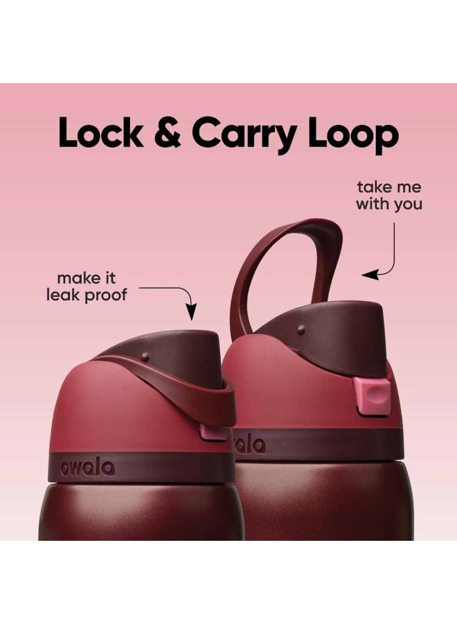 Owala FreeSip Insulated Stainless Steel Water Bottle with Straw for Sports, Travel, and School BPA-Free Sports Water Bottle - Image 5