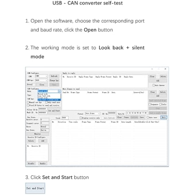 rayihni محول USB إلى CAN محلل، محول USB إلى CAN، محول USB CAN BUS محلل PVC عالي التحويل مع كابل USB - Image 3