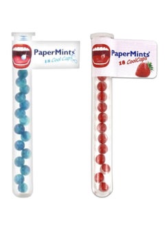 papermints Papermints Cool Caps Blue With Strawberry 2PCS  - Image 1