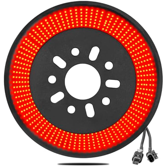 NKCELL POWER Spare Tire Brake Red Led Light For 20182025 Jeep Wrangler Jl Jlu PlugNPlay 405Pcs Led Wheel Light 3Rd Third Brake Rear Tail Stop Light For Jeep Wrangler Accessories - Image 2