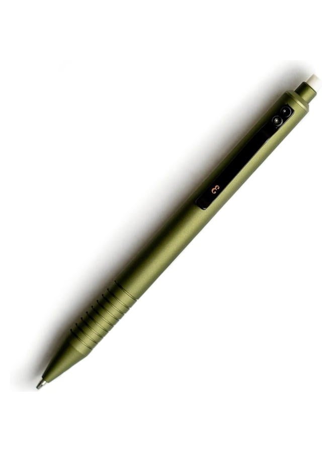 Everyman Grafton Mechanical Pencil, Luxury Writing, Drawing & Sketching, Artist Mechanical Pencil, 0.5 & 0.7 mm Lead, EDC Gear - OD Green - Image 1
