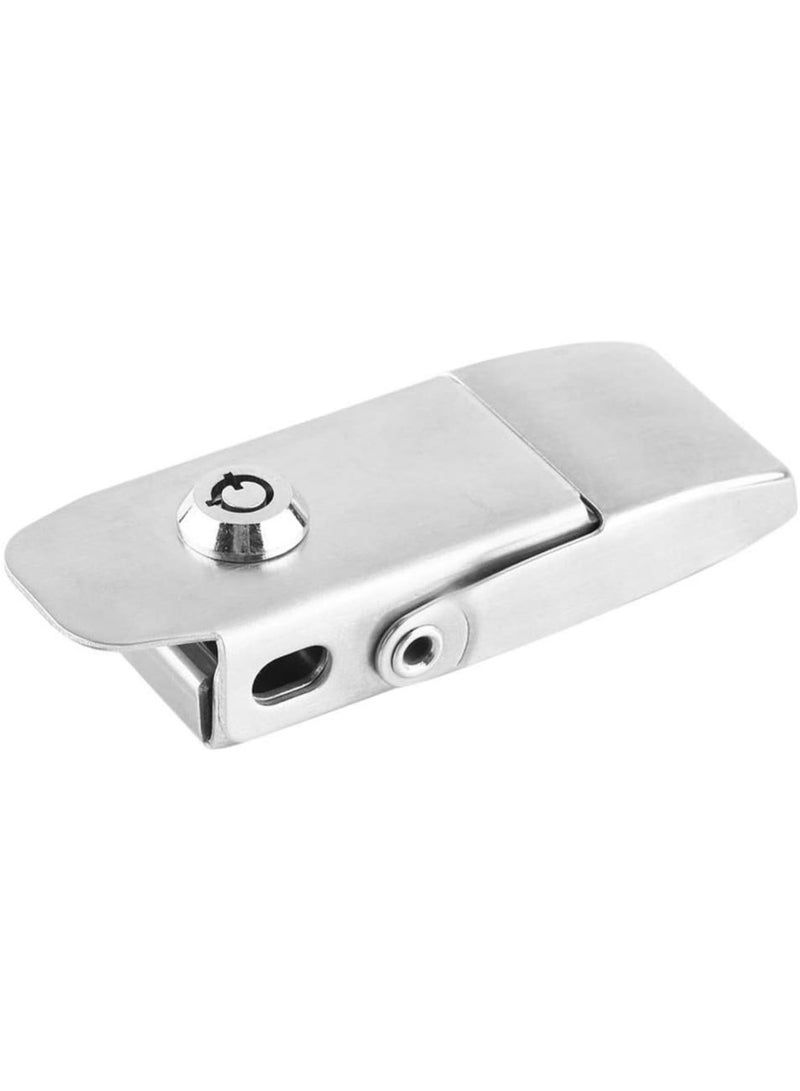 GGOOT Stainless Steel Spring Toggle Latch Toggle Hasp Clamp Cabinet Locking Tool Hardware With Two Keys - Image 5