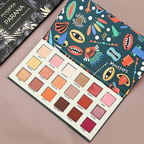 MISKEEN Makeup Highly Pigmented Eyeshadow Velvety Matte Shimmer Palette Professional And Personal Use Cosmetics Parana - Image 2