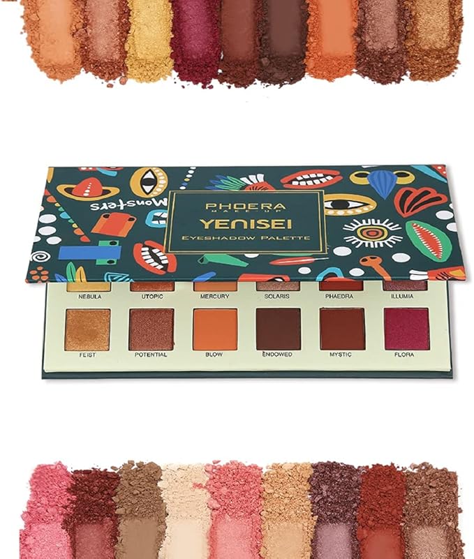 MISKEEN Makeup Highly Pigmented Eyeshadow Velvety Matte Shimmer Palette Professional And Personal Use Cosmetics Parana - Image 1