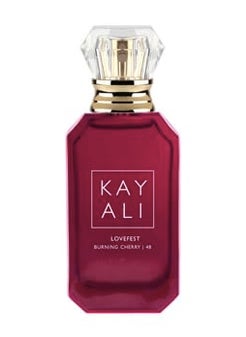 Huda Huda Beauty KAYALI Lovefest Burning Cherry  48 Eau De Parfum TRAVEL SIZE Spray 10 ml  034 fl oz 