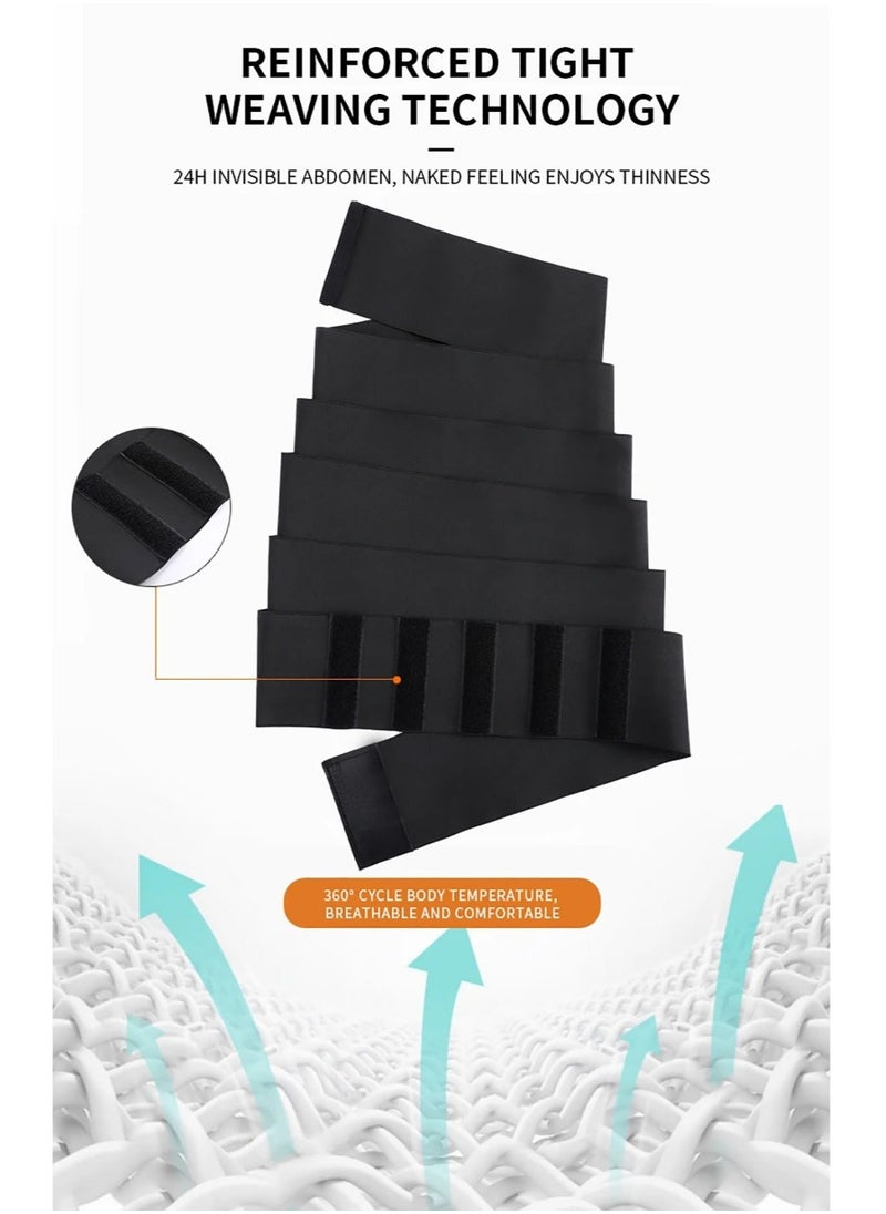 Generic - Adjustable Waist Trainer Waist Trimmer Belt for Abdominal Shaping Suitable for Women and Men - Image 1