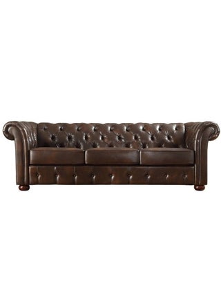 3 Seaters Tufted Scroll Arm Chesterfield Sofa 220x85x85 cm - Brown - pzsku/Z248E5D4BB1EF8BEA6EDFZ/45/_/1627573435/7c763c0b-3e25-4e0b-a43a-4603a95cfe8b