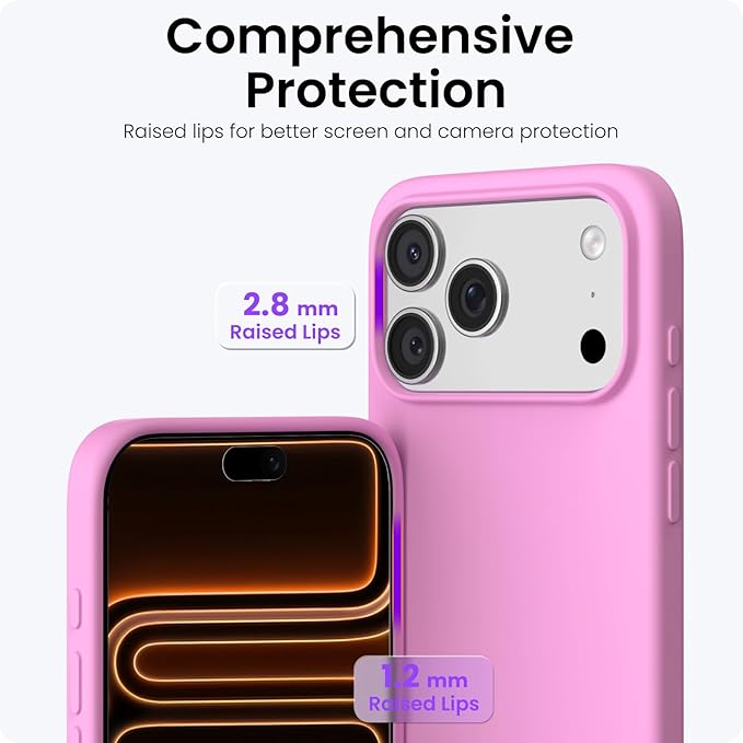 Unipha iPhone 17 Pro  Silicone Case Cherry Blossom - Image 5