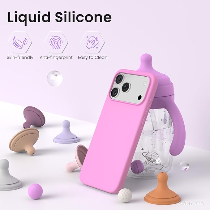 Unipha iPhone 17 Pro  Silicone Case Cherry Blossom - Image 3