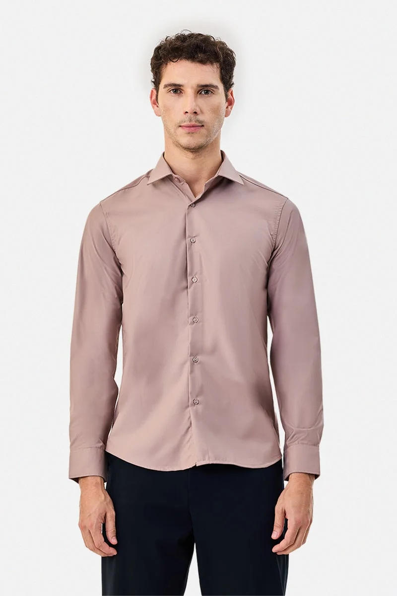 سنيتش قميص فاخر بقصة ضيقة