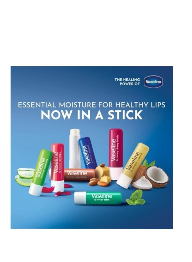 Vaseline Pack Of 2 Vaseline Lip Therapy Aloe Vera 4.8 gm - Image 4