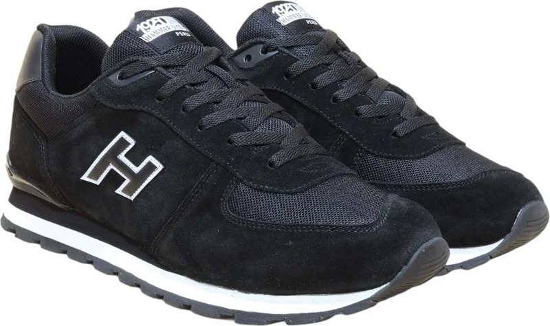 هامر جاك Peru Large Size Sneakers Shoes - Black White - 47