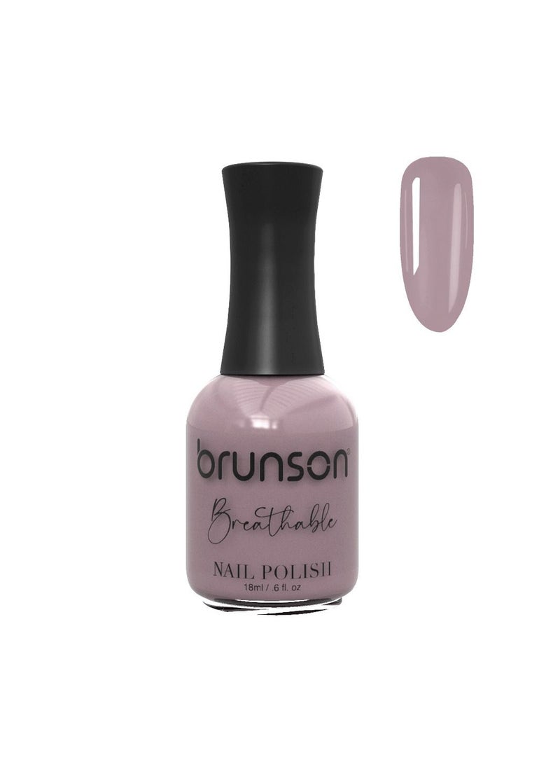 Brunson Breathable Nail Polish Halal Nail Lacquer Wudu friendly Quick Dry long lasting but easy peel off Glossy Shine Water Based Nail paint 18ml