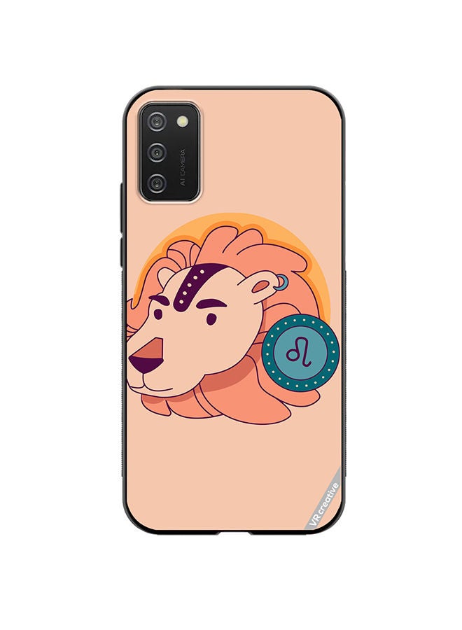 VR CREATIVE Protective Case Cover For Samsung Galaxy A02s Lion Zodiac Signs Design Multicolour - Image 1