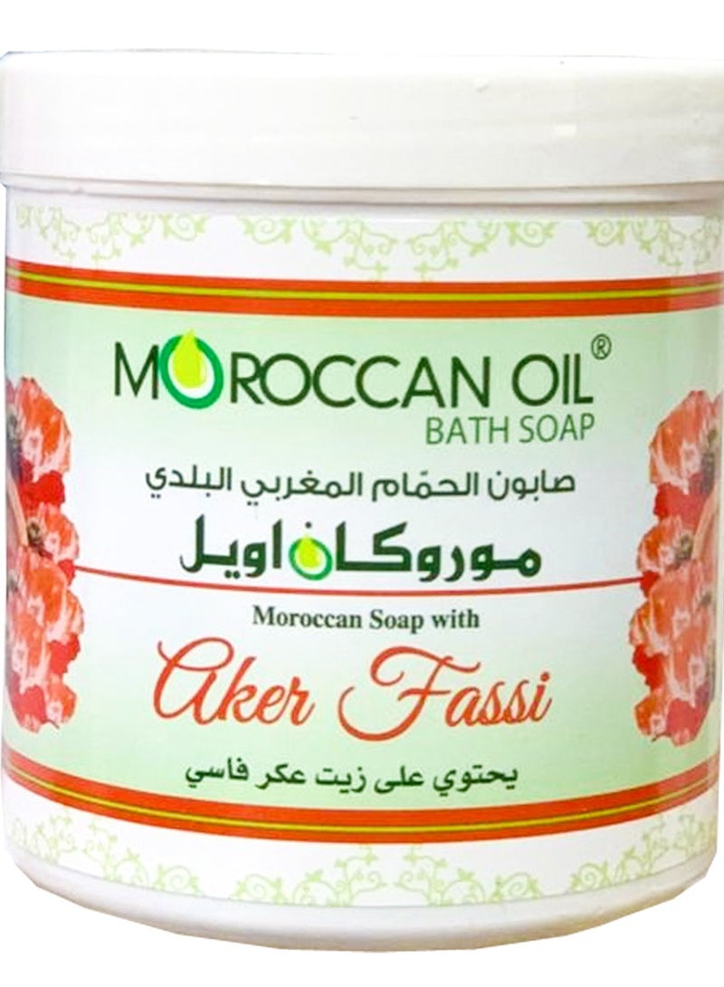 موروكان أويل صابون حمام زيت مغربي عكر فاسي 250 مل  - Image 1